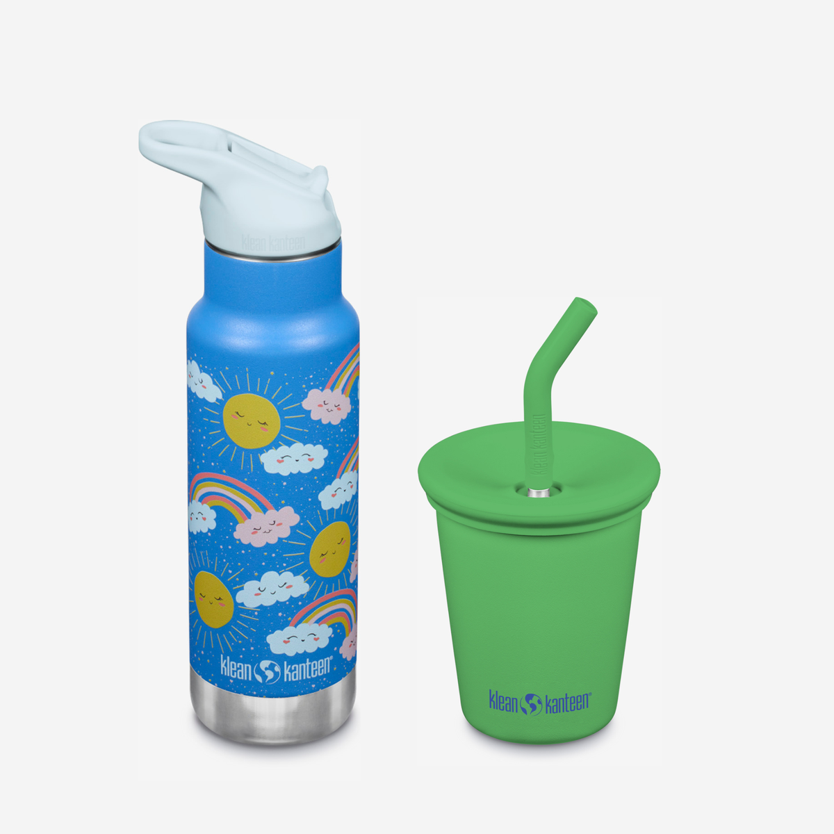 kid-s-sippy-cup-and-water-bottle-set-c8 KK-Kids-SippyCupandWaterBottleSet-VibrantGreen-Rainbows.png